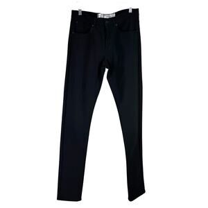 Off White c/o Virgil Abloh Equipment Main Label Slim Scuba Pant Black Sz 48 EUC